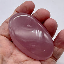 Load image into Gallery viewer, Rose Quartz Oval Meditation Worry-Stone | 71x42x26 mm | Pink | 1 Stone |
