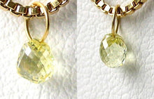 Load image into Gallery viewer, 0.39cts Natural Canary Diamond 18K Gold Pendant 8798E - PremiumBead Primary Image 1
