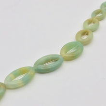 Load image into Gallery viewer, 6 Picture Frame Amazonite 20mm Oval Beads 9368C - PremiumBead Alternate Image 2
