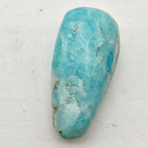 Gemmy Amazonite Crystal Specimen | 42x22x18mm | Blue | 21.5 grams | - PremiumBead Primary Image 1