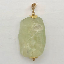 Load image into Gallery viewer, Kunzite Hiddenite Crystal 14K Gold Filled Pendant| 1 3/4&quot; Long|Green | 1 Pendant
