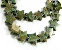 Load image into Gallery viewer, Gleam 5 Rhyolite Jasper Carved Star Beads 009466 - PremiumBead Alternate Image 2
