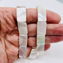Load image into Gallery viewer, Premium Natural 21x14mm AAA Mother of Pearl Shell Bead Strand 103180
