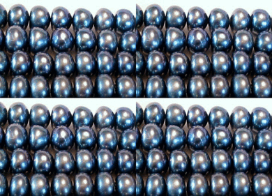 4 Radiant Cobalt Periwinkle FW Pearl (12x8.5 to 8x6.5mm) Beads 2983 - PremiumBead Primary Image 1