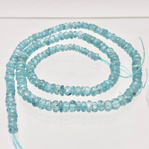 78.9cts Natural Blue Zircon 4x2.5-3x1.5mm Graduated Faceted Bead Strand 10845 - PremiumBead Alternate Image 5