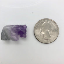 Load image into Gallery viewer, Wild Hand Carved Amethyst Elephant Beads | 22.5x21x10mm | Purple - PremiumBead Alternate Image 5
