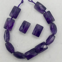 Load image into Gallery viewer, AAA Natural Amethyst Faceted Beads | 12x8x7mm | Purple | Rectangle | 2 Beads | - PremiumBead Alternate Image 6
