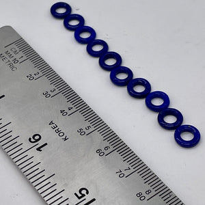 Lapis Lazuli Domut Beads | 8x2mm | Blue | 10 Beads Parcel |
