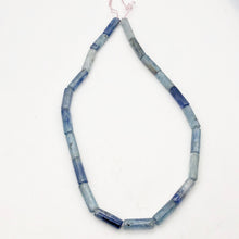 Load image into Gallery viewer, Shimmering Blue Kyanite Tube Bead 16&quot; Strand |17x6mm | Blue| 21 beads | - PremiumBead Alternate Image 5

