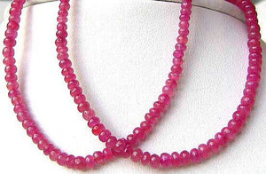 45cts AAA Gemmy Natural Pink Sapphire Bead Strand 103940A - PremiumBead Alternate Image 3