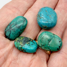 Load image into Gallery viewer, Turquoise Nugget Beads | 22x18x12yo 20x15x8mm | Blue | 4 Beads
