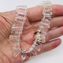 Load image into Gallery viewer, Quartz Polished Points Strand | 20x8 to 15x6mm | Clear | 84g | 54 Beads |
