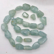Load image into Gallery viewer, Wow! Aquamarine Faceted Beads | 22x11x10 to 14x11x7 | Blue | Nugget | 2 Beads | - PremiumBead Alternate Image 3
