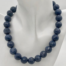 Load image into Gallery viewer, 4 Faceted 14mm Blue Sponge Coral Beads 004658 - PremiumBead Alternate Image 9
