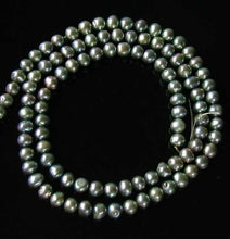 Load image into Gallery viewer, Platinum Green Freshwater 4-5mm Pearl Strand 109939 - PremiumBead Primary Image 1

