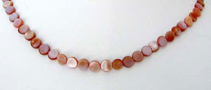 Pretty in Pink 9 Mussel Shell 6x2mm Coin Beads 004328 - PremiumBead Primary Image 1