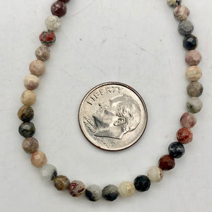 Wow! Faceted Silver Leaf Agate 4mm Bead Strand - PremiumBead Alternate Image 7