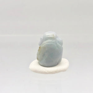 26cts Hand Carved Buddha Lavender Jade Pendant Bead | 21x14x9.5mm | Lavender - PremiumBead Alternate Image 10