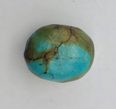 Genuine Natural Turquoise Nugget Focus or Master Bead | 36cts | 22x18x14mm - PremiumBead Primary Image 1