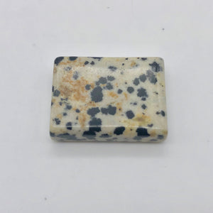 Exotic 2 Dalmatian Jasper Rectangle Pendant Beads - PremiumBead Primary Image 1