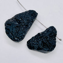 Load image into Gallery viewer, 2 Unique Pendant size Black Meteor Fragments 13 grams
