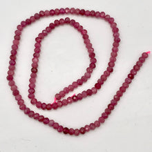 Load image into Gallery viewer, Tourmaline Faceted Roundel Beads | 4x3mm | Pink | 65 Bead(s)
