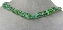 Load image into Gallery viewer, Millefiori 10mm Square Fabulous Green Bead Strand 106976B - PremiumBead Primary Image 1
