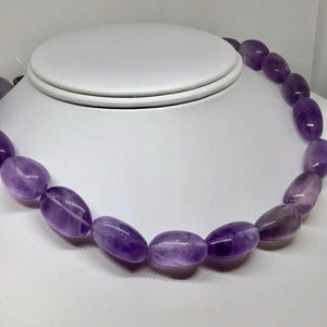 Grape Candy Amethyst Nugget Focal Bead Strand 110475B - PremiumBead Alternate Image 5