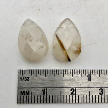 Load image into Gallery viewer, Shine! 6 Natural Faceted Rutilated Quartz Briolette Beads - PremiumBead Alternate Image 9
