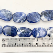 Load image into Gallery viewer, Sensational! Natural Sodalite Bead Strand | 20 Beads |17x15x5mm to 20x15x5mm | - PremiumBead Alternate Image 6
