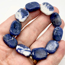 Load image into Gallery viewer, Sensational! Natural Sodalite Bead Strand | 20 Beads |17x15x5mm to 20x15x5mm | - PremiumBead Alternate Image 7
