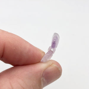 Fluttering 2 Amethyst Butterfly Beads | 21x18x5mm | Purple - PremiumBead Alternate Image 4