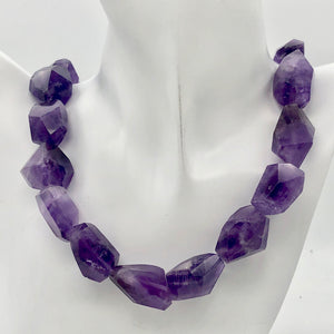 4 Beads of Designer Natural Amethyst Faceted Beads 010420 - PremiumBead Alternate Image 3