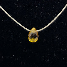 Load image into Gallery viewer, 1 Natural Untreated Yellow Sapphire Faceted Briolette Bead - PremiumBead Alternate Image 4

