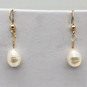 Gorgeous Natural Pearl 14Kgf Earrings - PremiumBead Alternate Image 3