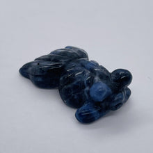 Load image into Gallery viewer, Swimmin&#39; Hand Carved Sodalite Goldfish Bead Figurine
