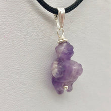 Load image into Gallery viewer, Hand Carved Amethyst Goddess of Willendorf and Sterling Silver Pendant 509287AMS - PremiumBead Alternate Image 4
