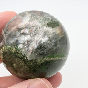 Lodalite Garden Chlorite Specimen Sphere | 53mm or 2.1" | Clear/Green | 211.5g - PremiumBead Alternate Image 8
