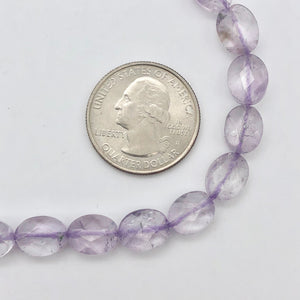 Natural Lilac Amethyst Faceted Flat Oval Beads | 10x8mm | 3 Beads | 6750 - PremiumBead Alternate Image 5