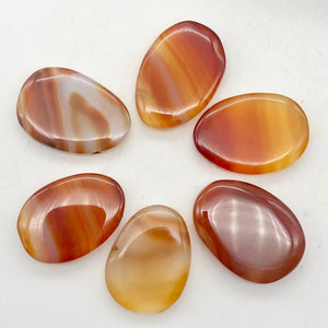 Red Carnelian Briolette Pendant Beads! | 35x25mm | multi-Hue | Drop | 2 Beads | - PremiumBead Alternate Image 6