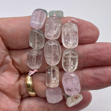 Load image into Gallery viewer, Kunzite 58g Flat Nugget Strand | 19x13x7 to 15x12x6mm| Lavender Green| 23 Beads|
