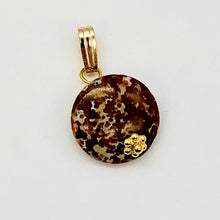 Load image into Gallery viewer, Rainbow Flower Jasper 14K Gold Filled Pendant | 12x6mm | 3/4&quot; Long |
