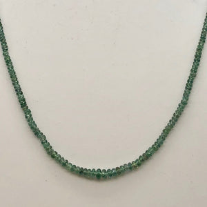 30 Carats Natural Untreated Cat's Eye Alexandrite Rondelle Bead Strand 110795 - PremiumBead Primary Image 1