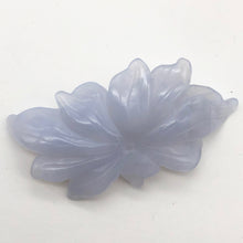Load image into Gallery viewer, 50.6cts Exquisitely Hand Carved Blue Chalcedony Flower Pendant Bead - PremiumBead Primary Image 1
