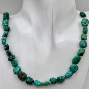 160cts 16" Natural USA Turquoise Pebble Beads Strand 106696H - PremiumBead Alternate Image 5