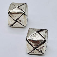 Load image into Gallery viewer, 1 Bead of Thai Hill Tribe Origami Box Fine Silver 7g Bead 5468
