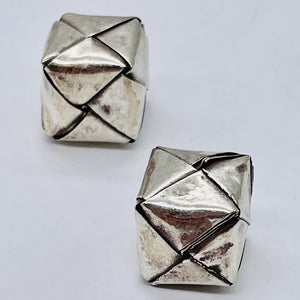 1 Bead of Thai Hill Tribe Origami Box Fine Silver 7g Bead 5468