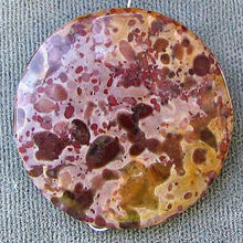 Load image into Gallery viewer, Exotic Tiger Jasper Disc Pendant Semi Precious Stone 13 Bead Strand| 30x5mm | - PremiumBead Alternate Image 6
