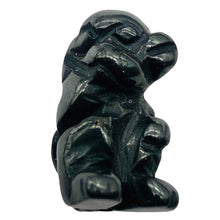 Load image into Gallery viewer, Swingin 2 Carved Hematite Monkey Beads | 20.5x12x11mm | Silver black
