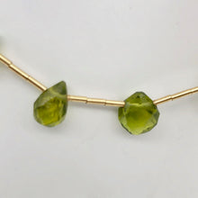 Load image into Gallery viewer, Natural Green Peridot Briolette &amp; 14Kg 26 inch Necklace 867 - PremiumBead Alternate Image 4
